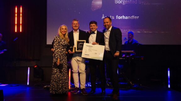 Borgestad Bygg fra Skien kåret til Årets Forhandler i Norgeshus